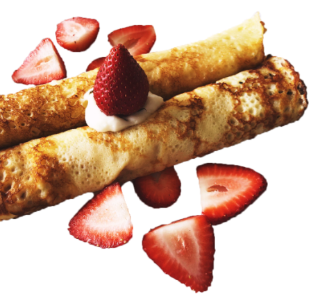 Cream Cheese or Jam Crepes